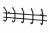 1205 Вешалка для одежды 5 крючков (черный муар) 1205 Вешалка для одежды 5 крючков (черный муар)