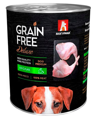 Корм Зоогурман Grain Free д/соб Телятина беззерновой 350г