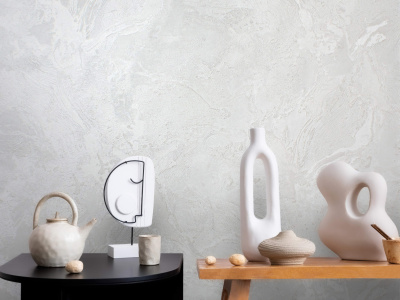 98710 Обои флизелиновые Terra мотив светло-серый 1,06х10м1