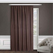 Штора портьерная Blackout Ankara бежево-коричневая 038 DRP T 140*270 (1шт)