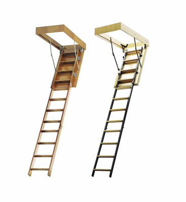Лестница чердачная ЧЛ-4 комбинированная 700х1200 L-2800 мм