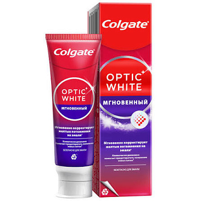 Паста зубная КОЛГЕЙТ ТОТАЛ Optic White Мгновенный 75мл