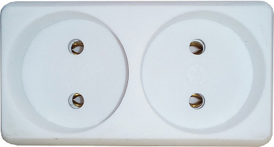 Переходники-разветвители бытовые эл.на напряжение 220В ARTSUN AM 6 - 2 - 250V MAX 6А 