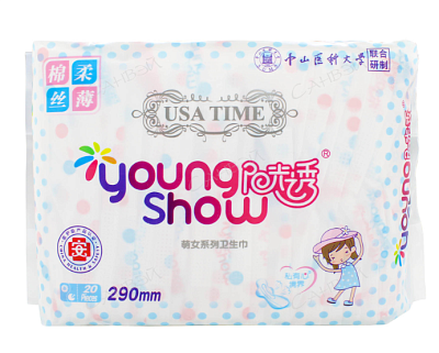 Прокладки гигиенические Young Show USA time ночные 20шт