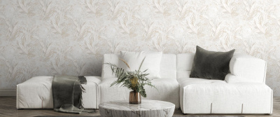 989721 Обои флизелиновые LETO, мотив св-бежевый 1,06х10.05м1