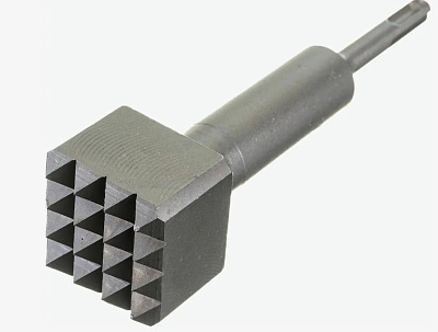 Зубило Бучарда SDS-plus 45x45х180мм16 зубов