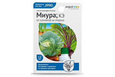 Средство для борьбы с сорняками на овощных культурах "Миура", 4 мл