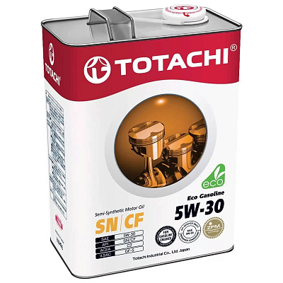 Масло моторное 5W30 TOTACHI Eco Gasoline SN/CF П/Синтетическое 4л
