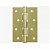 Петля дверная  100х70х2,5 мм SB  мат./золото MARLOK