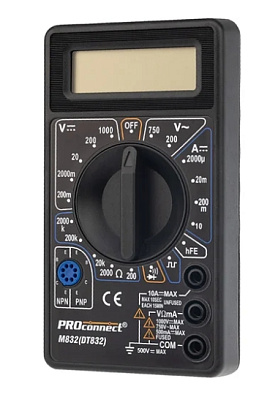 Портативный мультиметр M832 (DT832) PROconnect