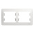 GSL000102 GLOSSA белый Рамка 2-местная