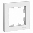 Рамка AtlasDesign 1-постовая , белый SchE
