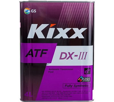 Масло трансмиссионное ATF DX-III KIXX Синтетическое 4л