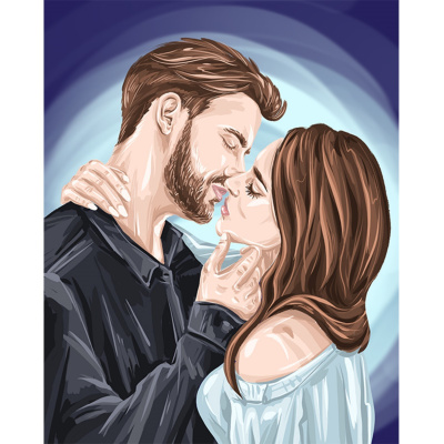 7333061 Мозаика алмазная Пара 30х40 см.1