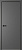 Полотно дверное ПВХ 800 "N01" эмалит графит  (черная алюм.кромка с 4-х сторон, магнитная защелка)