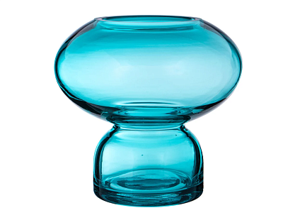 ВАЗА "D'ARTE" BLUE 15*15*13.5 CM
