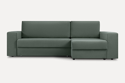 Диван угловой Мейлон 250х157см Velvet Olive цвет: олива