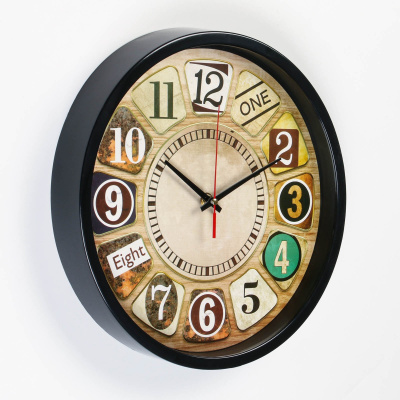 7389896 Часы настенные Интерьер, d-30 см, плавный ход1