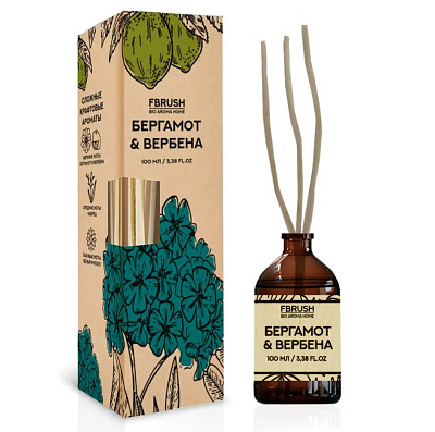 Аромадиффузор BIO AROMA HOME "Бергамот и вербена", 100 мл не марка