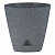 Горшок для цветов InGreen Vienna Amsterdam D170 2,5л с прикорневым поливом темный камень