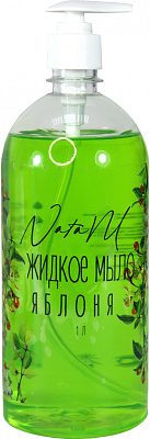Мыло жидкое NATAM Яблоня 1л не марка