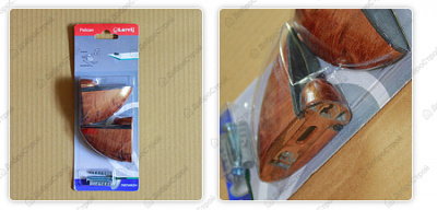 L3208NU Кронштейн пеликан сред. пара орех 4-16мм