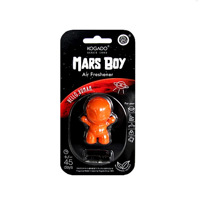 Ароматизатор полимерный Kogado Mars Boy на кондиционер White Musk (Белый мускус, зеленый чай) НМ