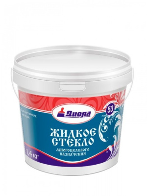 Жидкое стекло  натриевое Диола Д-53 1,4 кг