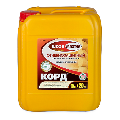 Огнебиозащита WOODMASTER Корд, 10кг