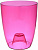 Кашпо ОРХИДЕЯ D125мм (Розовый прозрачный) М 3147