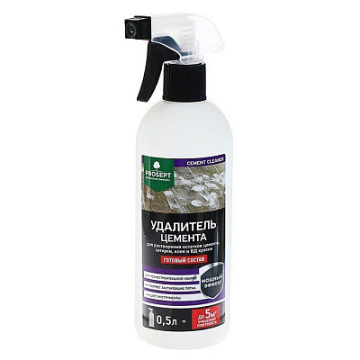 Удалитель цемента Prosept Cement Cleaner, готовый раствор, 0,5л 