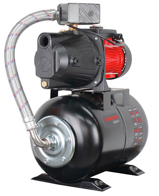 Станция насосная автоматическая Verton AQUA PS1400CL/24(1400Вт,230В/50Гц,Q max 66л/мин,V24л,глуб.9м)
