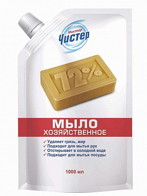 Мыло жидкое хозяйственное Мистер Чистер м/уп 1000мл