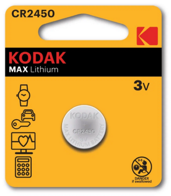 Б0050401 Батарейки Kodak CR2450-BL1 MAX Lithium
