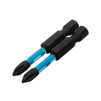 Биты профессиональные, торсионные, сталь S2, 1/4" Е PH1х50 (2шт.)