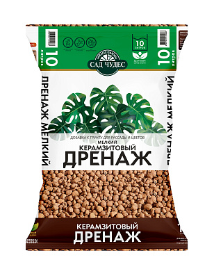 Дренаж (мелкий) фракция 4-10 мм. 10л САД ЧУДЕС 