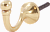 Крючок ввертный, латунь