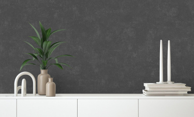 285649 Обои флизелиновые Rinaldi, фон чёрный 1,06х10м1