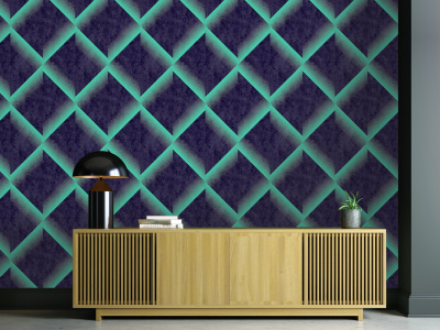 285383 Обои флизелиновые Geoton, мотив зелёный 1,06х10м1