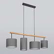 Светильник подвесной Deva Graphite Е27*4*60W  16 m2