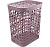 М 2619 Корзина для белья ХАОС 55л лавандовый