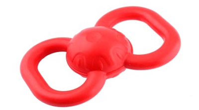 Игрушка WOGY Red Strong д/собак Мяч с ручками 18х7см 180гр