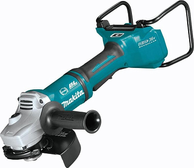 Аккумуляторная УШМ 230мм Makita DGA901ZU 18V+18V LXT BL 6000об\м, 2акб 3Ач 18V, ЗУ быстрое двухпорто