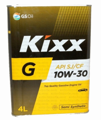 L545344TE1 Масло моторное 10W30 SJ KIXX G 4л полусинтетическое