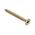 032271 Саморез ШУ 25х4,5 универ., желтый цинк (18 шт) - пакет Э
