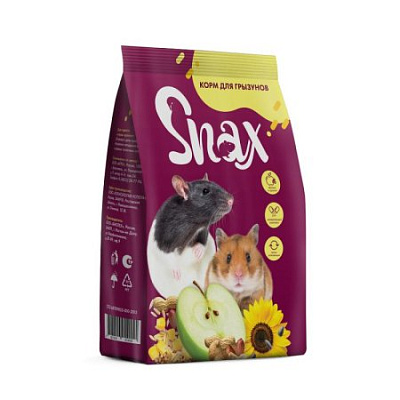Корм Snax д/всех видов грызунов 400 гр