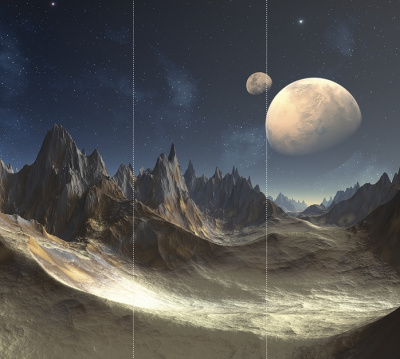 космический пейзаж