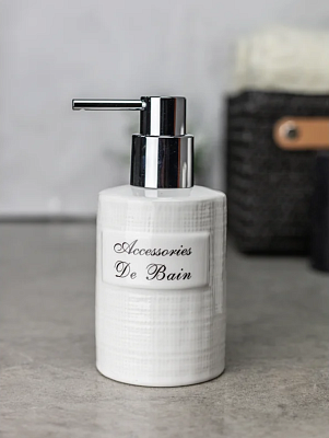 Дозатор для жидкого мыла 7*7*15см BAIN BLANC W-CE0986B-LD