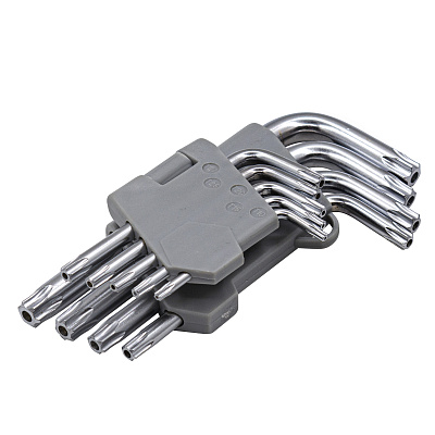 Набор ключей имбусовых TORX, 6 граней, 9 предметов