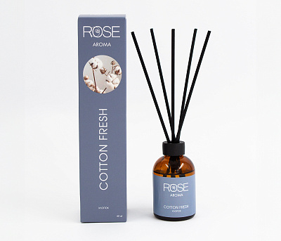 Аромадиффузор Rose Home "COTTON FRESH", 50 мл не марка